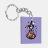 Halloween Skeleton Witch キーホルダー (正面左)