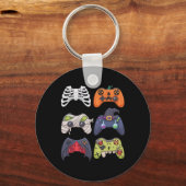 Halloween Skeleton Zombie Gaming Controllers Mummy キーホルダー (正面)