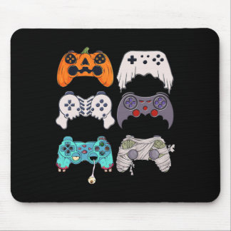 Halloween Skeleton Zombie Gaming Controllers Mummy マウスパッド