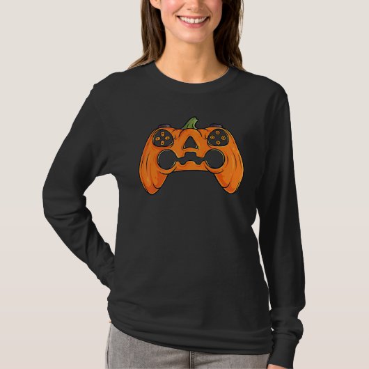 Halloween Skeleton Zombie Gaming Controllers Mummy Tシャツ (正面)