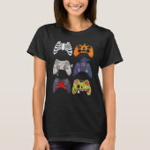Halloween Skeleton Zombie Gaming Controllers Mummy Tシャツ (正面)