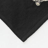 Halloween Skeletons Ive Got Your Back Costume Men  フリースブランケット (角)