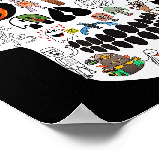 Halloween Skull 2025  ポスター (角)