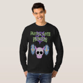 Halloween skull pastel goth princess tシャツ (正面フル)