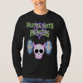 Halloween skull pastel goth princess tシャツ (正面)