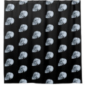 Halloween Skull Session シャワーカーテン (正面)