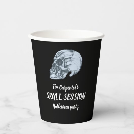 Halloween Skull Session 紙コップ (正面)