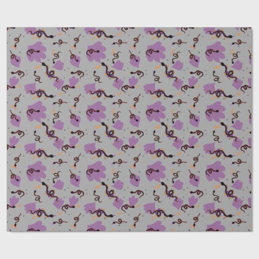 Halloween snakes_gray ラッピングペーパー (フラット)