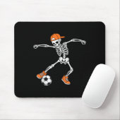 Halloween Soccer Skeleton Football Trick Or Treat  マウスパッド (マウス)