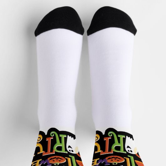 Halloween socks ソックス (上部)