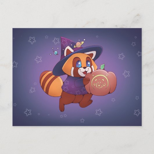 Halloween Space Panda ポストカード (正面)