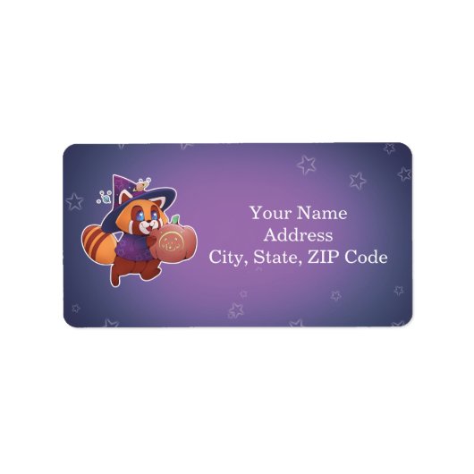 Halloween Space Panda ラベル (正面)