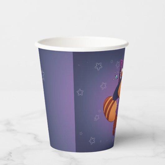 Halloween Space Panda 紙コップ (正面)