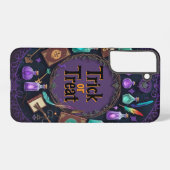 Halloween Spellbook Potion Wreath Trick or Treat Samsung Galaxyケース (裏面横)