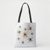 Halloween Spider Tote Bag トートバッグ (正面)