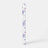 Halloween Spider Web and Candy Pattern iPhone 16ケース (左側面)