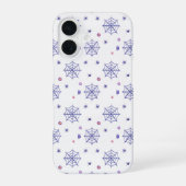 Halloween Spider Web and Candy Pattern iPhone 16ケース (裏面)