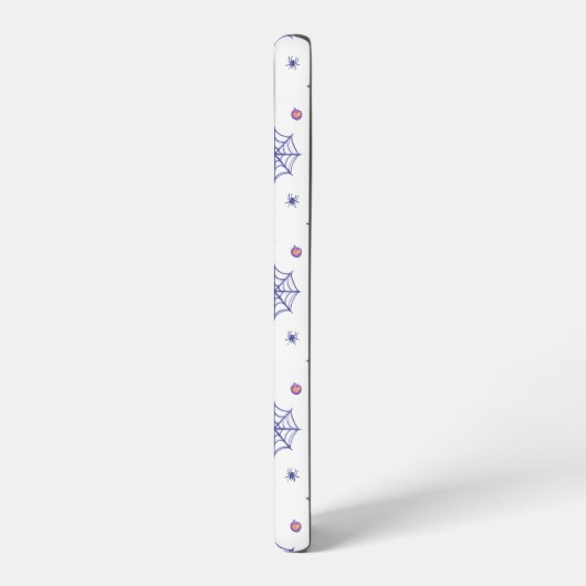 Halloween Spider Web and Candy Pattern Samsung Galaxyケース (左側面)