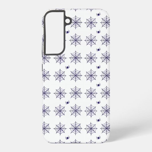Halloween Spider Web and Spider Pattern Samsung Galaxyケース (裏面)