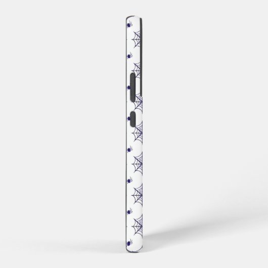Halloween Spider Web and Spider Pattern Samsung Galaxyケース (右側面)