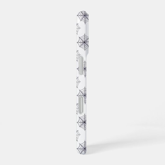 Halloween Spider Web Pattern iPhone 16ケース (右側面)