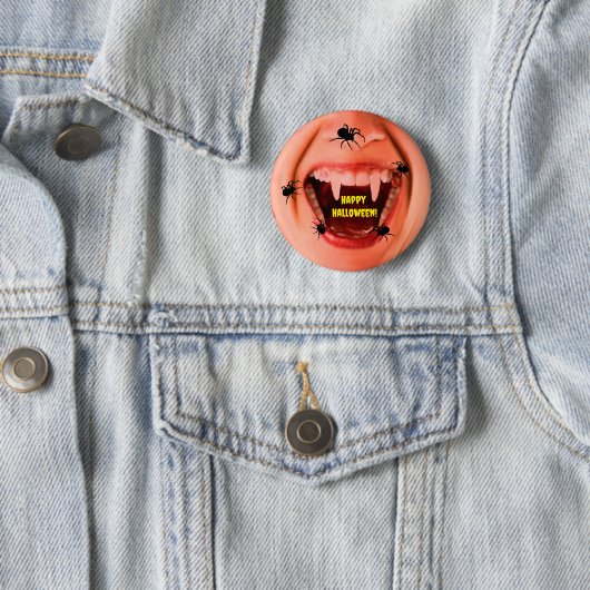 Halloween Spiders Button 缶バッジ (インサイチュ)