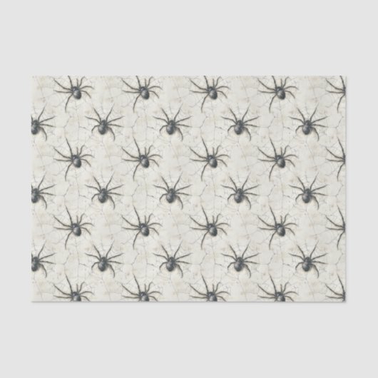 Halloween Spiders Decoupage 薄葉紙 (正面)