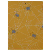 Halloween spiders web and pumpkins クリップボード (裏面)