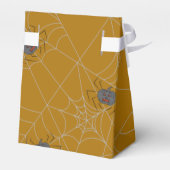 Halloween spiders web and pumpkins   フェイバーボックス (裏面サイド)