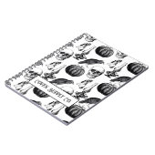 Halloween Spiral Notebook – Vintage Gothic ノートブック (左側)