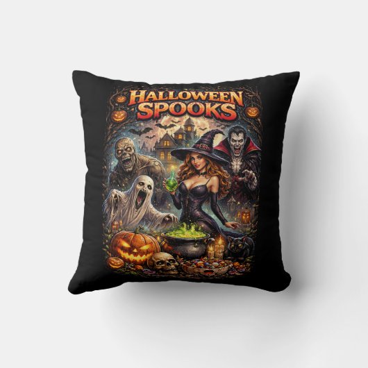 Halloween Spooks クッション (裏面)