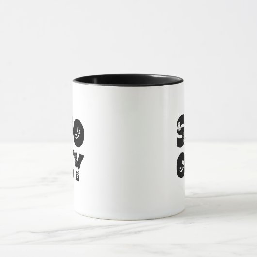 Halloween spooky マグカップ (中央)