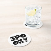 Halloween spooky  ラウンドペーパーコースター (インサイチュ)