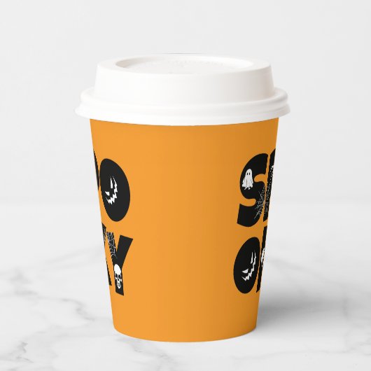 Halloween spooky  紙コップ (左)