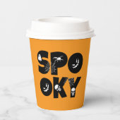 Halloween spooky  紙コップ (裏面)