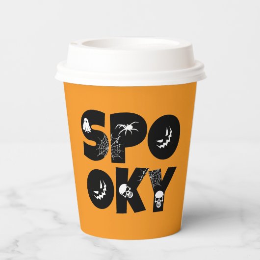Halloween spooky  紙コップ (裏面)