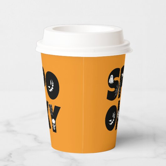 Halloween spooky  紙コップ (右)