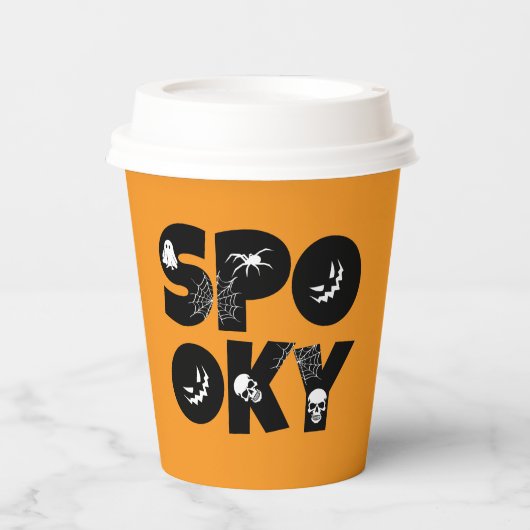 Halloween spooky  紙コップ (正面)