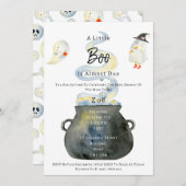 Halloween Spooky Babyshower Invitation 招待状 (正面/裏面)