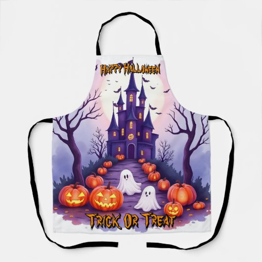 Halloween Spooky Cute Popular Collection エプロン (正面)