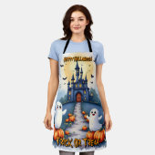Halloween Spooky Cute Trendy Collection エプロン (着用した状態)