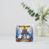 Halloween Spooky Cute Trendy Collection スクエア名刺 (スタンド正面)