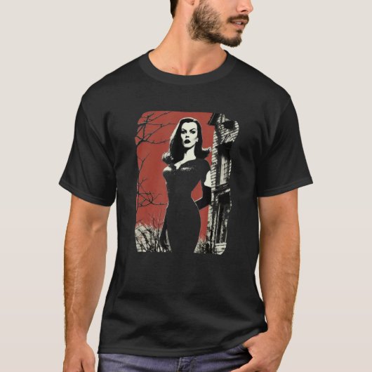 Halloween Spooky Gothic Vampire Witch Horror Fans Tシャツ (正面)