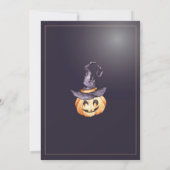 Halloween Spooky Party Pumpkins Birthday 招待状 (裏面)