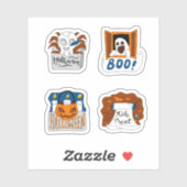 Halloween spooky scary sticker collection シール (シート)