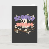 Halloween Spooky Season Folded Greeting Card カード (正面)