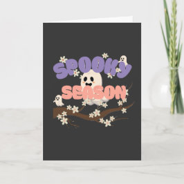 Halloween Spooky Season Folded Greeting Card カード