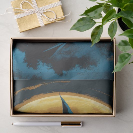 Halloween Spooky Witch a Full Moon 薄葉紙 (ギフト)