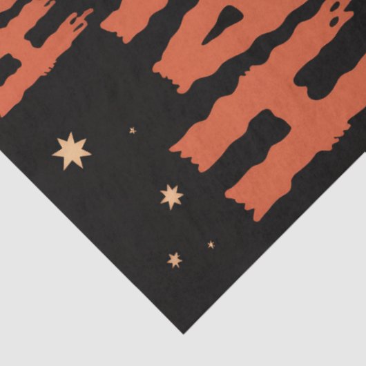 Halloween Spooky Witch Flying Across a Full Moon 薄葉紙 (詳細)