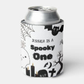 Halloween Sppoky One First Birthday party 缶クーラー (缶正面)